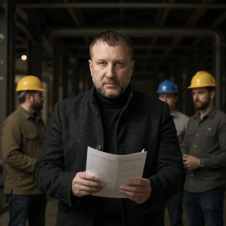 Генеральный директор Роман Васильев и команда ГазПромСтрой на объекте